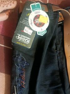 Stylish Denim Jeans with Belt