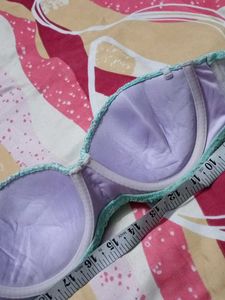 Aqua Lace Strapless Bandeau Bikini Top