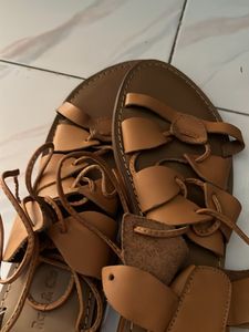 Raye & Co. Lace Up Gladiator Sandals