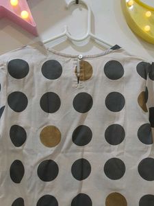 Polka Dot Crop Top