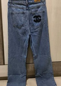 Chanel Classic Blue Denim Jeans