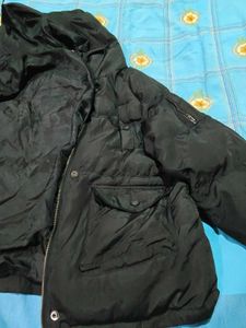 Black Padded Winter Jacket