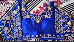 Silk Embroidery Work Blouse