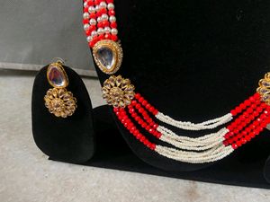 Royal Red White Beats Work Jewellery
