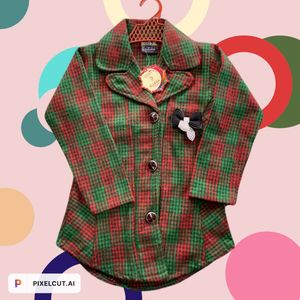 Girls Coat With Lagging