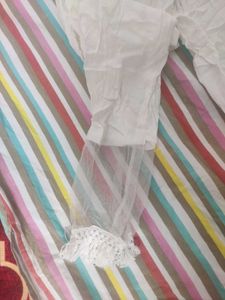Vibrant Striped Kurta Set with Lace Detail