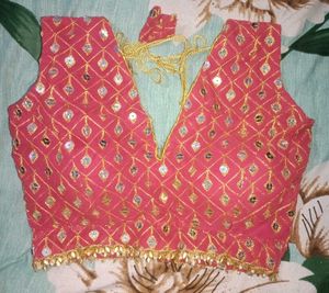 Pink Embellished Lehenga Choli Set