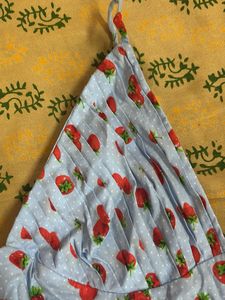Zara printed midi dress
