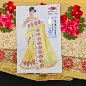 New chiffon Saree