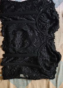 Black Lace Corset