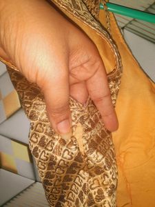 Golden Printed Blouse