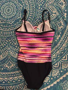 Vibrant Striped One-Piece Swimsuit