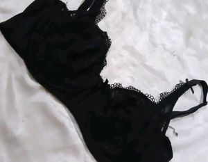 Elegant Black Lace Bra