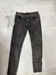 Washed Black Skinny Jeans