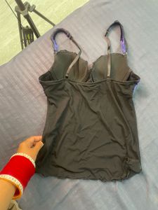Satin &amp; Lace Babydoll Lingerie top