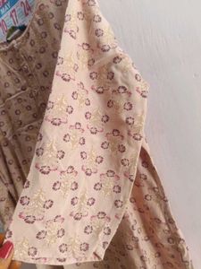 kurti with lagging