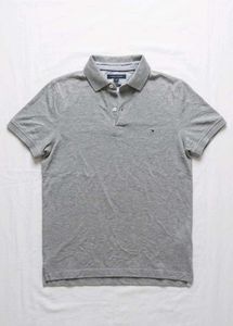 Tommy Hilfiger Men's Grey Polo Shirt