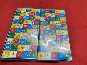 Classic Snakes and Ladders Game Board