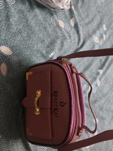 new KRAZY KAT Pink Mini Crossbody Bag