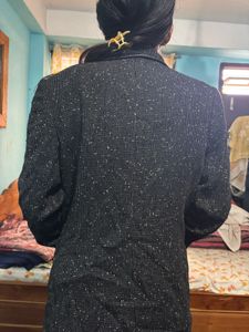 Black tweed Blazer