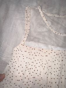 Pleated Mini Dress/ Kurti – Sleeveless M/L/X