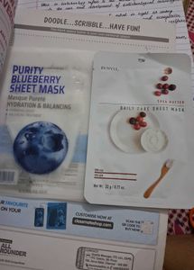 Combo of Two Korean sheet masks