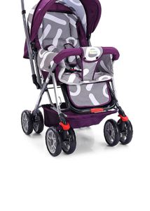Purple &amp; Gray Baby Stroller