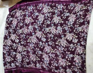 Beautiful Floral Print Saree