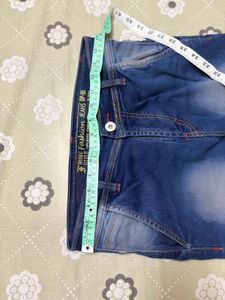 Men’s Vintage Stylish Blue Wash Denim Jeans