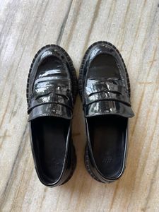 hnm black platform Loafers