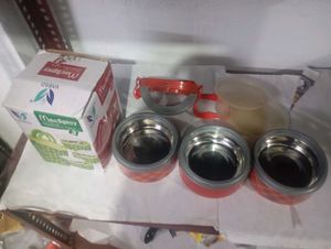 MacSpicy Insulated Inner Steel Tiffin - 3 Tier