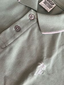 Boys Light Green Polo Shirt 14 yr