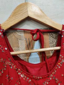 new Stunning MAROON Embellished kurti