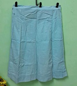 Baby Blue Midi Skirt