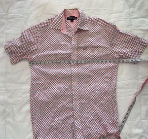 Tommy Hilfiger Men's Short Sleeve Plaid Shirt