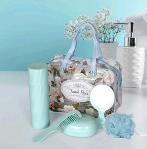 Vintage French Rose Bath Set
