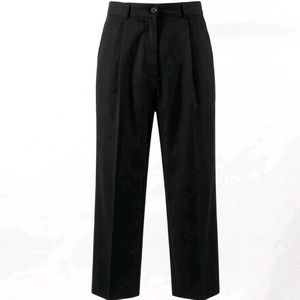Classic Black Pleated Trousers our formal pant