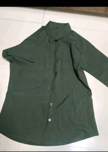 Classic Green Collared Top