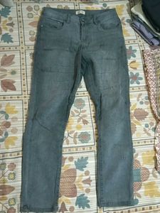 Stylish Grey Denim Jeans