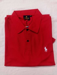 Men's Red Polo T-Shirt
