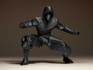 🥷 Ninja Action Figure – 3D Printed Collectible