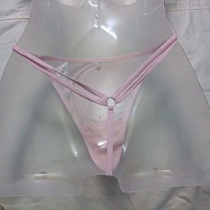 🪔 Sheer Pink Thong Panty
