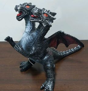 Giant Two-Headed Dragon Figurine