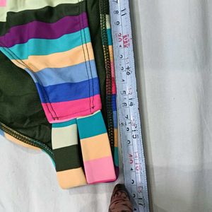 Colorful ⭐Striped Bikini Bottoms