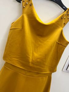Beautiful Mustard Party Dress
