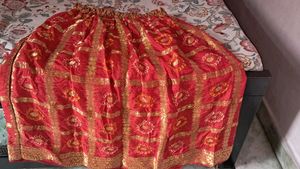 Beautiful Red Bandhej Lehenga 💃💃