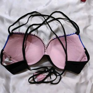 Stylish Color Block Bra