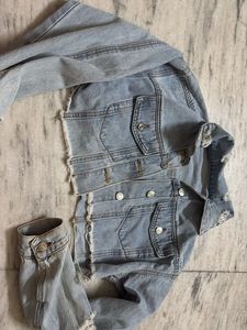 Cropped Denim Jacket