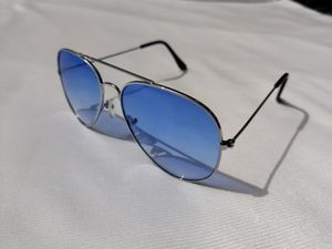 Blue Aviator Sunglasses