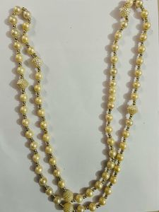 Elegant Pearl Mala Necklace